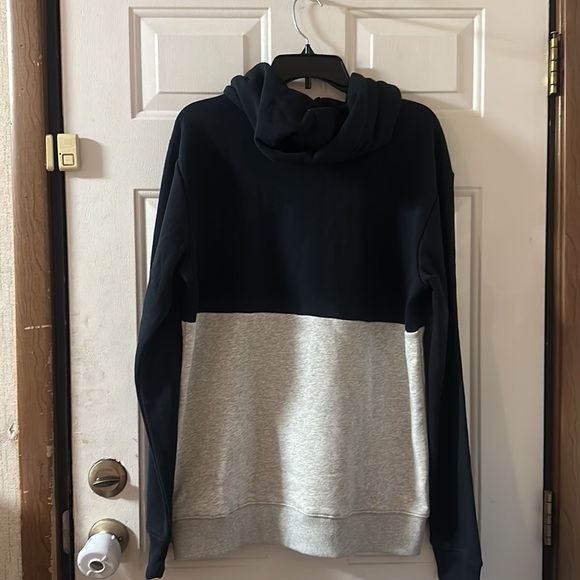 Quiksilver Emboss Fleece Hoodie: BLACK/GRAY: NEW WITH TAGS: SIZE LARGE - Picture 4 of 4